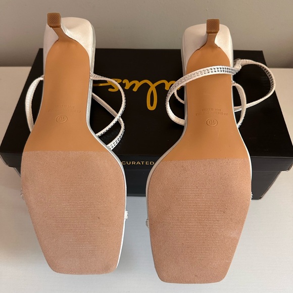 ❗️Sale❗️White Rhinestone Heels - Picture 5 of 5